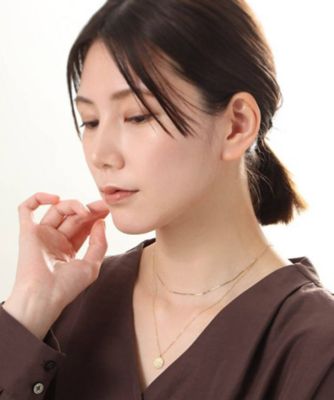 Ｋ１０フラットチェーン　ネックレス（２００２０５９２４３）