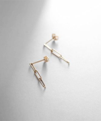 ＜COCOSHNIK (Women)＞Ｋ１０ＰＣロング　スタッドピアス（２００２０５９５４９）