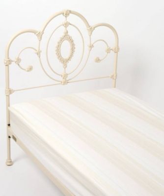 ＜LAURA ASHLEY＞【シングル】カミール柄　ストライプマットレスカバー（２００２０５９８４０）