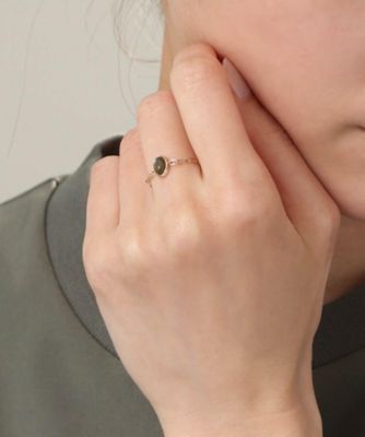 【ＷＥＢ限定】Ｋ１０ラブラドライト　チェーンリング（２００２０６１１５０）