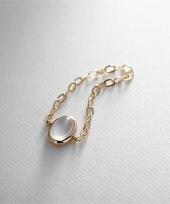 【ＷＥＢ限定】Ｋ１０ムーンストーン　チェーンリング（２００２０６１１５３）