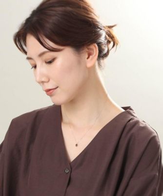 【ＷＥＢ限定】Ｋ１０スモーキークォーツ　ネックレス（２００２０６１１５６）