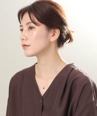 【ＷＥＢ限定】Ｋ１０ガーネット　ネックレス（２００２０６１１５７）