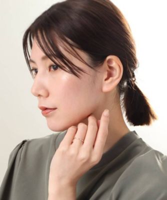 Ｋ１０ダイヤモンド　挟み込みリング（２００２０６８０９５）