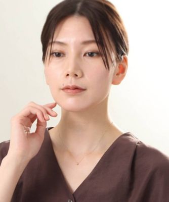 Ｋ１８ダイヤモンド　挟み込みネックレス（２００２０６８０９６）