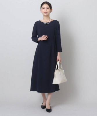 ママ的シーン フォーマルにも フィット フレア きれいめワンピース 洗える 通勤 ２００２０７４０９０ 三越伊勢丹オンラインストア 公式