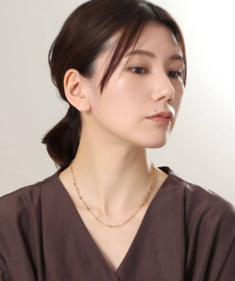 Ｋ１８中空プリムケーブルチェーン　ネックレスＭ（２００２０７４９６４）