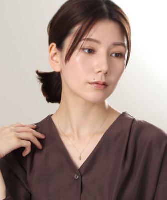 Ｋ１０中空バッドモチーフ　ネックレス小（２００２０７６１５４）