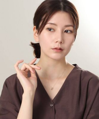 Ｋ１０中空ダブルサークル　ネックレス（２００２０７６１５７）