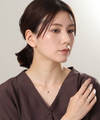 Ｋ１０オニキスバゲットカット　ネックレス（２００２０７６１８２）