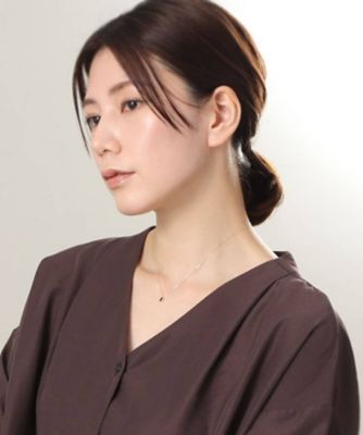 Ｋ１０オニキスバゲットカット　ネックレス（２００２０７６１８２）