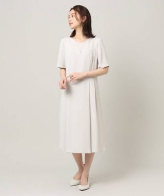 美シルエット きれいめフレアワンピース 洗える 通勤 学校行事 フォーマル ２００２０７７２０４ 三越伊勢丹オンラインストア 公式