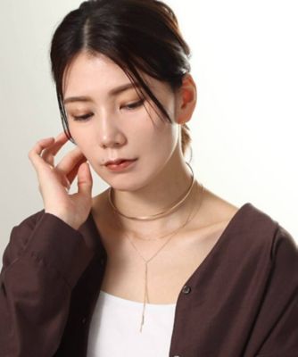 Ｋ１０トゥインクル　２連ラリエット　ネックレス（２００２０８５９２１）