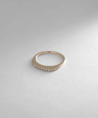 ＜COCOSHNIK (Women)＞Ｋ１０ダイヤモンド　スィンアーチリング（２００２０８６０９１）