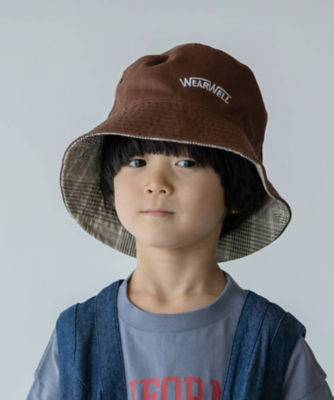 【SALE】ショップ ティーケー (キッズ）リバーシブルバケットハット チャ043 帽子