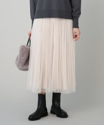 UNTITLED リバーシブルチュールスカート 新品