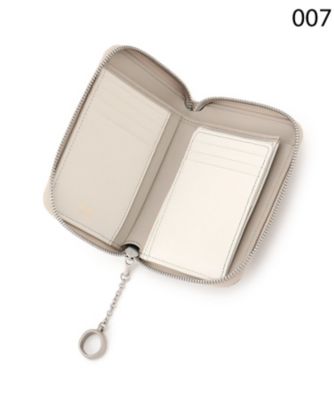 HIROKO HAYASHI 二つ折り財布 PLATINO(プラーティノ)　美品 PLATINO（プラーティノ）ファスナー式二つ折り財布