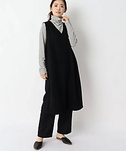 ESPRIT D’OR (Women)/エスプリドール キレイメジャージのジャンパースカート（２００２０９９１２４）