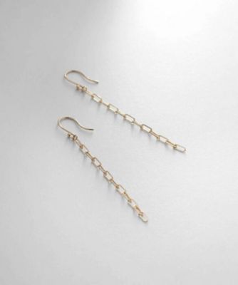 ＜COCOSHNIK (Women)＞Ｋ１０ケーブルチェーン　フックピアス（２００２１０３１０１）