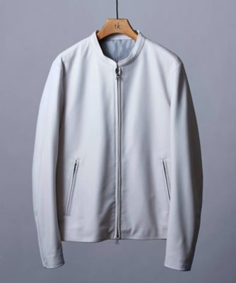 zegna ライダース白 zegna ライダース白