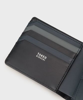 だっち 配色型押しレザー 2つ折り財布（2002107399