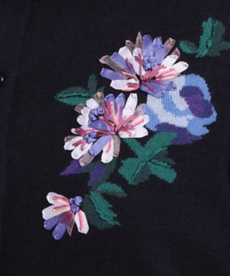 リボン刺繍カーディガン（２００２１１０５８２） | ファッション・服