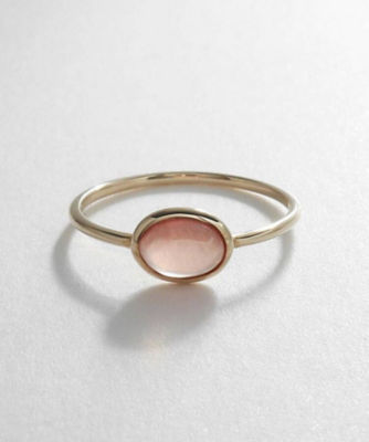 K10ロードクロサイト オーバルカボション リング小