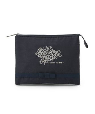＜LAURA ASHLEY＞アデリーン柄　ダブルポーチ（２００２１１２６０２）