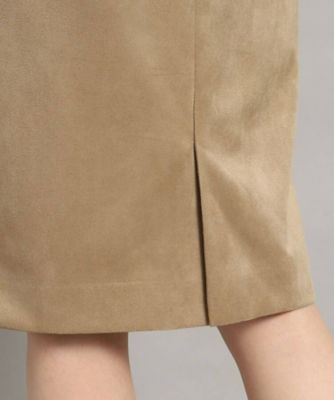 洗える／日本製／セットアップ対応】スエード調ジャージタイトスカート