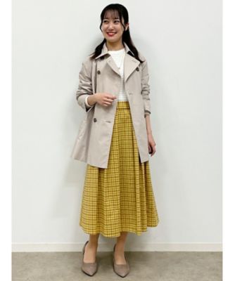 撥水】ベーシックショートトレンチコート（２００２１１５０４８） の