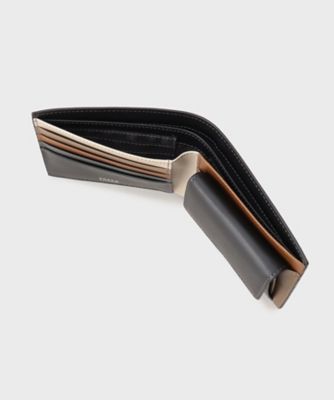 アンティーク調レザー 2つ折り財布（2002120377） | TAKEO