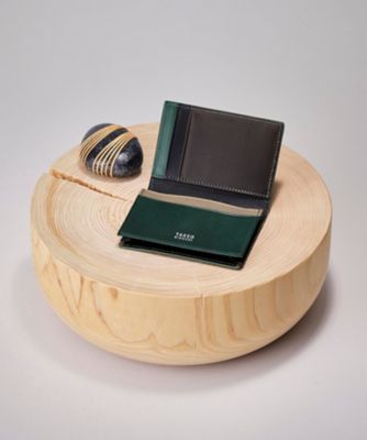 TAKEO KIKUCHI (Men)/タケオキクチ アンティーク調レザー 名刺入れ(2002120378) グリーン524 【三越伊勢丹/公式】