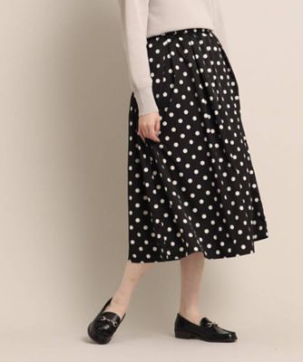 Lisette ドットプリントスカート