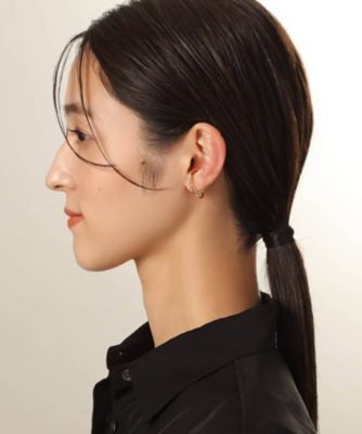 Ｋ１０中空スクエアクロス　イヤーカフ（２００２１２６９８３）