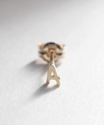 【ＷＥＢ限定】Ｋ１０イニシャルＡ　スタッドピアス（片耳用）（２００２１２８９４４）