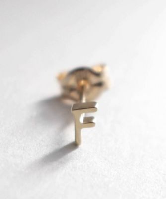 【ＷＥＢ限定】Ｋ１０イニシャルＦ　スタッドピアス（片耳用）（２００２１２８９６３）