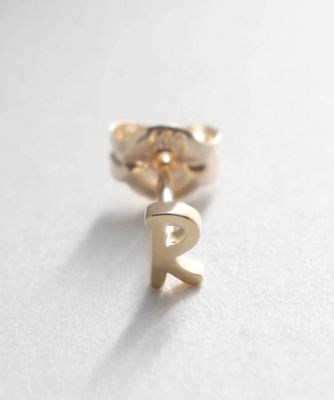【ＷＥＢ限定】Ｋ１０イニシャルＲ　スタッドピアス（片耳用）（２００２１２８９７５）