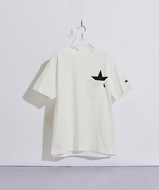  タケオキクチ スタープリント半袖Tシャツ シロ001 トップス