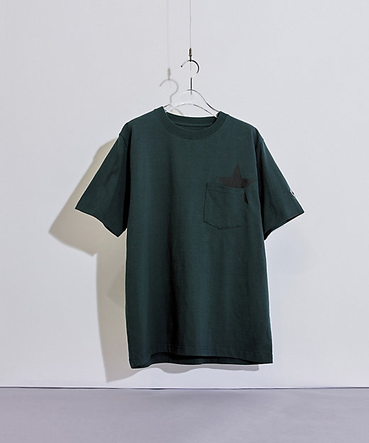  タケオキクチ スタープリント半袖Tシャツ グリーン023 トップス