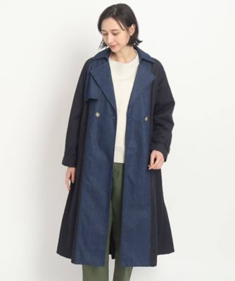 D&G トレンチコート ナイロン カモフラージュプリント※シワ加工