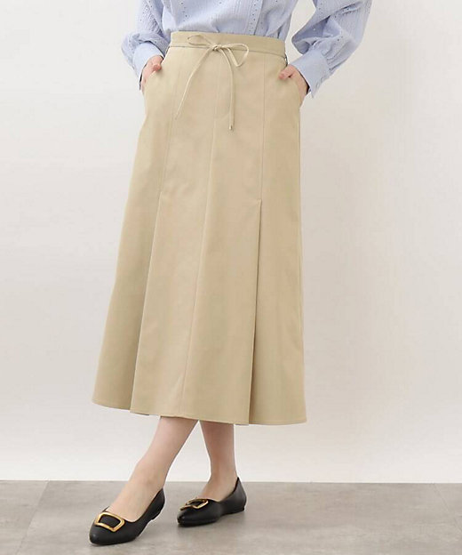 ＜三越伊勢丹/公式＞【SALE】タックマーメイドスカート ベージュ052 ロングスカート