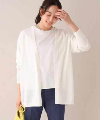 ドライタッチニットカーデ