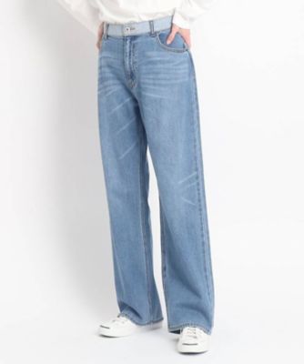 ＜Dessin (Women)＞【ＮＯＹＡＣＫ】ハイウエストストレートデニムパンツ＜Ｓ～Ｌ＞（２００２１３２６４９）