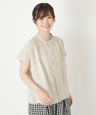 LAURA ASHLEY/ローラ アシュレイ フレンチリネンブラウス(2002132711)