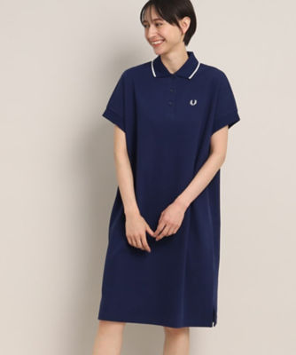 MUVEIL ×FRED PERRY コラボレーション ドッキングポロワンピース