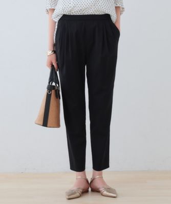 新品 INDIVI【トレンド一押し!/洗える/ウエストゴム】パラシュートパンツ トレンド一押し！洗えるウエストゴム】パラシュートパンツ