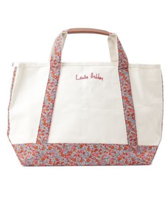 ＜LAURA ASHLEY＞ラブストン柄　トートバッグ　Ｍ（２００２１３９９４９）