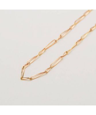 Ｋ１０オーバルひねりチェーン　ネックレス（２００２１４１３７４）
