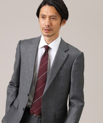 【Ｍａｄｅ　ｉｎ　ＪＡＰＡＮ】番千鳥ウィンドペン柄　ネクタイ（２００２１４２４０３）