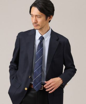 【Ｍａｄｅ　ｉｎ　ＪＡＰＡＮ】番千鳥ウィンドペン柄　ネクタイ（２００２１４２４０３）